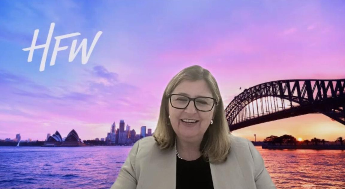 Jo Delaney moderating the Claims vs Commercial Reality webinar