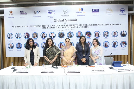 ConstructHER panellists at the Global Summit in New Delhi