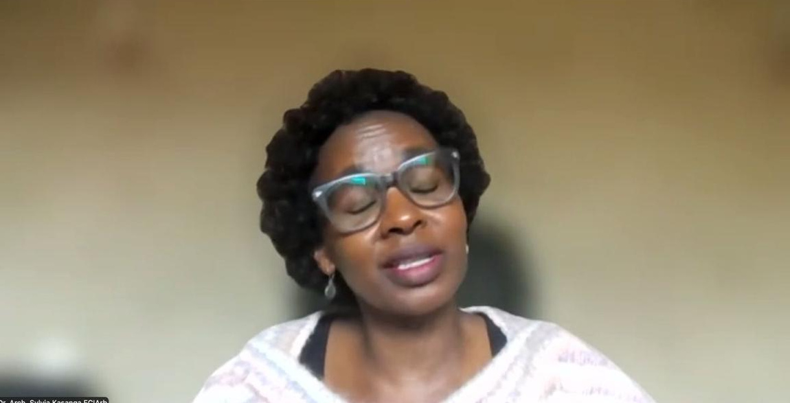 Dr. Sylvia Kasanga speaking during the Claims vs Commercial Reality webinar