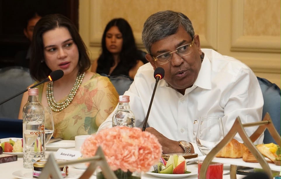 Speakers addressing the roundtable